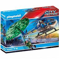 Playmobil - Helikopter policyjny ucieczka ze spadochronem 70569