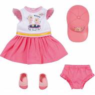 BABY Born Little - Ubranko Kindergarten z bejsbolową czapką dla lalki 36 cm 831946