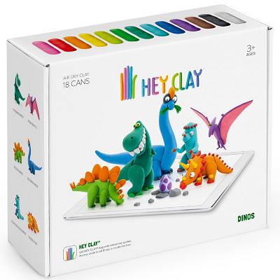 Hey Clay - Masa plastyczna Dinozaury HCLSE006