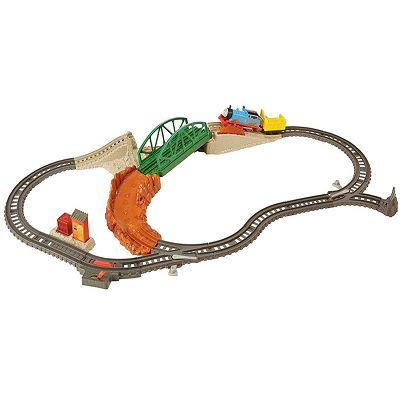 Fisher Price Track Master - Wielkie wykolejenie Tomka wiozącego ładunek FBK07