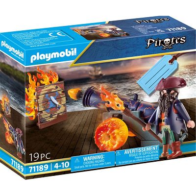 Playmobil Pirates Pirat z armatą 71189