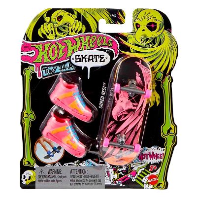 Hot Wheels Skate Fingerskate Tony Hawk Deskorolka Shred Nest + buty JBX60