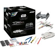 Revell - Kalendarz adwentowy Star Wars 3w1 X-Wing, Tie Fighter, Millenium Falcon 01044