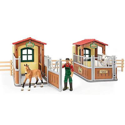 Schleich - Wizyta w stajni 72116