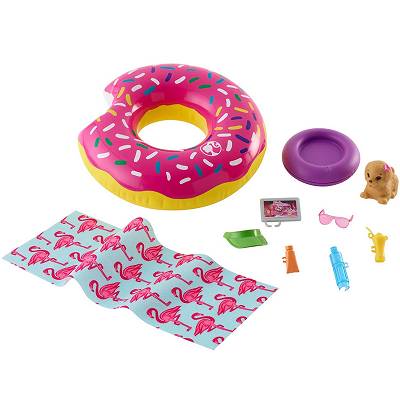 Barbie ogród - Zestaw do basenu FXG38