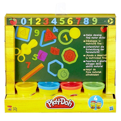 Hasbro - Ciastolina Play-Doh Tablica szkolana + 4 tuby 49377
