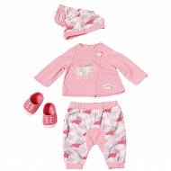  Baby Annabell - Różowe ubranko z czapeczką i bucikami 700402