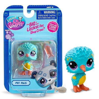 Littlest Pet Shop seria 2 Zwierzątko Nr 82 Ptak Kiwi LPS00522