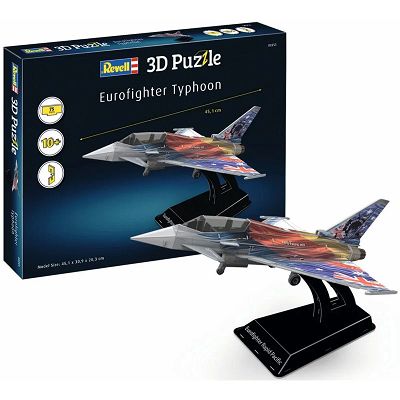 Revell Puzzle 3D Myśliwiec Eurofighter Typhoon 00253