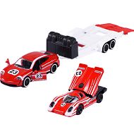 Majorette Porsche Edition - Porsche Taycan Turbo S + przyczepa i Porsche 917 2053112