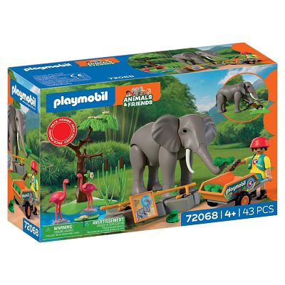 Playmobil Animals & Friends Słoń z opiekunem 72068