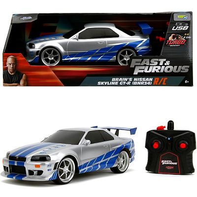 Jada Fast&Furious Szybcy i wściekli zdalnie sterowany Nissan Skyline GTR R/C 99370