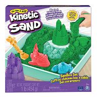 Kinetic Sand - Piasek kinetyczny Sandbox Piaskownica + zielony piasek 20143455