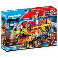 Playmobil - Akcja straży pożarnej z pojazdem gaśniczym 70557
