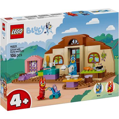 LEGO Bluey - Szkoła z Ryżykiem i Blue 11221