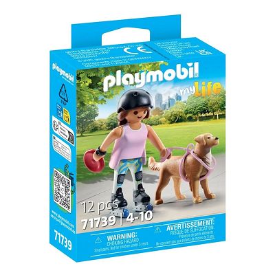 Playmobil my Life Skaterka z retriverem 71739