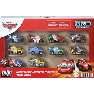 Mattel Mikroautka - Auta Cars 10-pak HXY65