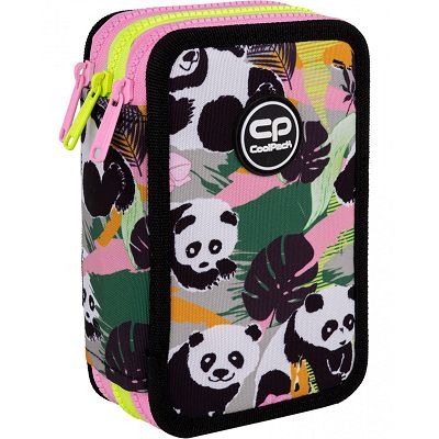 CoolPack - Jumper 3 Piórnik potrójny z wyposażeniem Panda Gang F067829