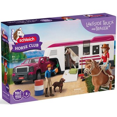 Schleich Horse Club Ciężarówka Lakeside z przyczepą dla koni 42705