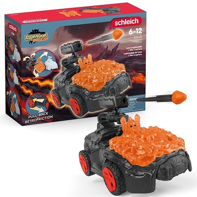 Schleich Eldrador - Pojazd Lava Crashmobile + Ministworek 42668