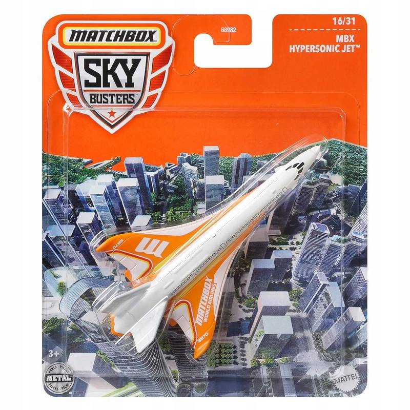 Matchbox Sky Busters MBX Samolot Hypersonic Jet GWK63