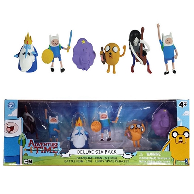 Adventure Time - Zestaw 6 figurek Deluxe 6cm 14273