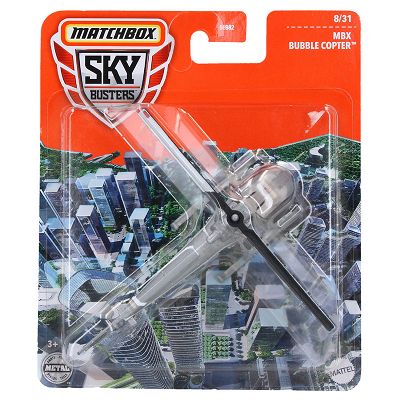 Matchbox Sky Busters - Helikopter MBX Bubble Copter GWK54