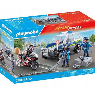 Playmobil Action Policja w poszukiwaniu przestępcy 71811