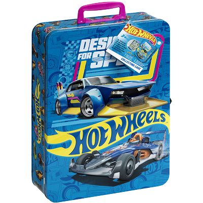 Hot Wheels - Metalowa puszka do przechowywania autek 2881