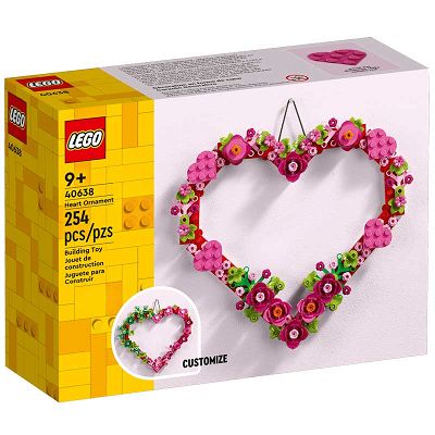 LEGO Icons - Ozdoba w kształcie serca 40638