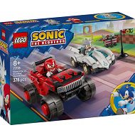 LEGO Sonic the Hedgehog Silver w samochodzie kontra Knuckles w monster trucku 77118