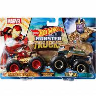 Hot Wheels - Monster Trucks 2pak Iron Man vs Thanos HDG18