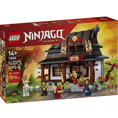 LEGO Ninjago Kuźnia Cztery Bronie - 15-lecie 71858