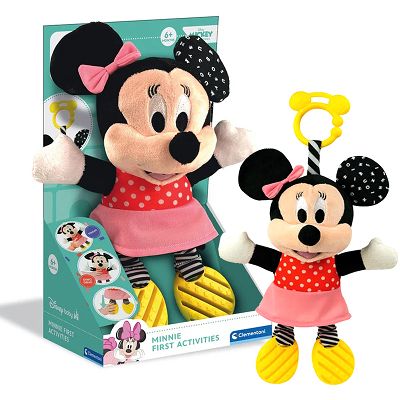 Clementoni Disney Baby Pluszowa Maskotka Zawieszka myszka Minnie 17164