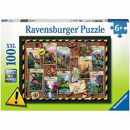Ravensburger - Puzzle Kolekcja dinozaurów 100el. 108688