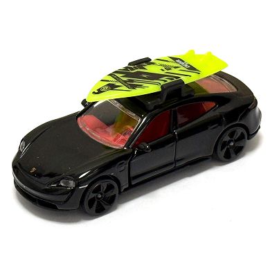 Majorette Factory Custom - Porsche Tycan Turbo S z bagażnikiem dachowym 9002904