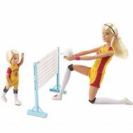 Barbie - Lalki Barbie i Chelsea trening siatkówki FRL33