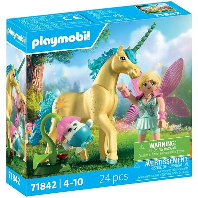 Playmobil Jednorożec do kolekcjonowania: Sunshine Blossom z wróżką 71842