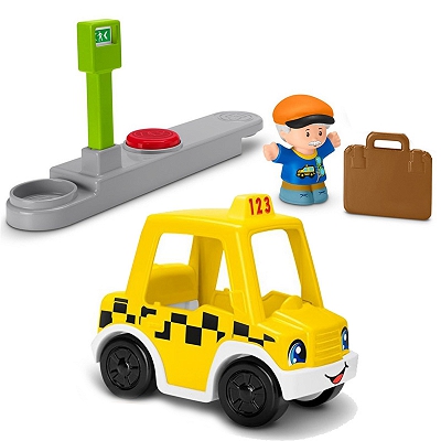 Fisher Price Little People - Przyjazna taksówka DYT00 DYF21