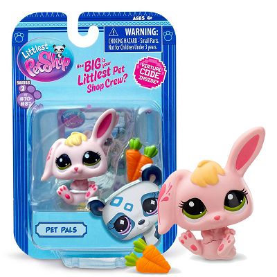 Littlest Pet Shop seria 2 Zwierzątko Nr 76 Różowy Króliczek LPS00522