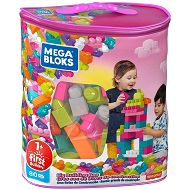 Mega Bloks First Builders - Różowa Torba z klockami 80 elem. DCH62 CYP72