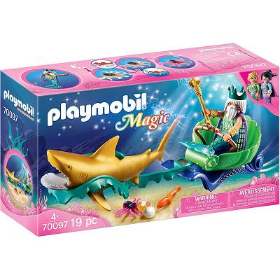 Playmobil - Król morza z rekinem 70097