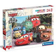 Clementoni Puzzle Maxi Super Kolor Disney Cars On The Road 24 el. 24239