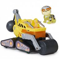 Psi Patrol Movie2 - Pojazd budowlany ze światłem i dźwiękiem + figurka Rubble 20143010