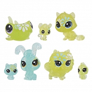 Littlest Pet Shop - Kwiatowe figurki Stokrotkowe przyjęcie 7-pak zwierzaków E5165