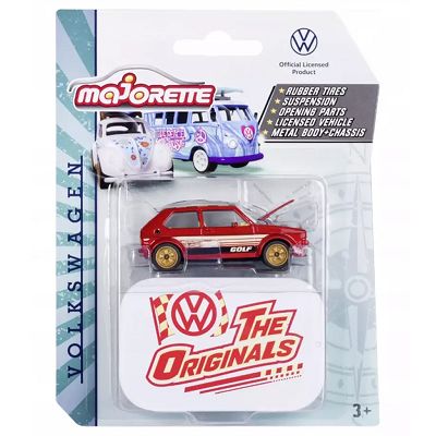 Majorette - Volkswagen The Orginal Deluxe VW Golf MK1 czerwony 2055005