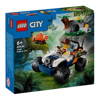 LEGO CITY Quad badacza dżungli z pandą czerwoną 60424