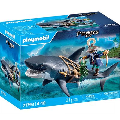 Playmobil Pirates Rekin olbrzym z piratem 71793