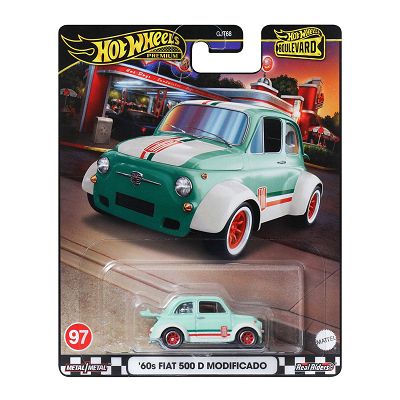 Hot Wheels Premium - Car Boulevard - 60s Fiat 500 D Modificado HRT65 GJT68