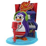 DigiFriends - DigiPenguins Pingwin Travis Sway ze sceną i mikrofonem 88347